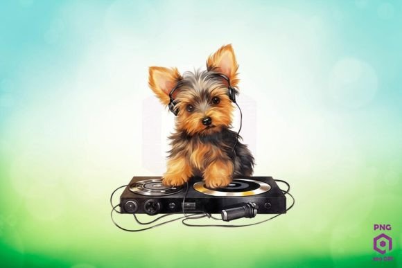 Download Yorkshire Terrier DJ Clipart PNG - Premium Resources