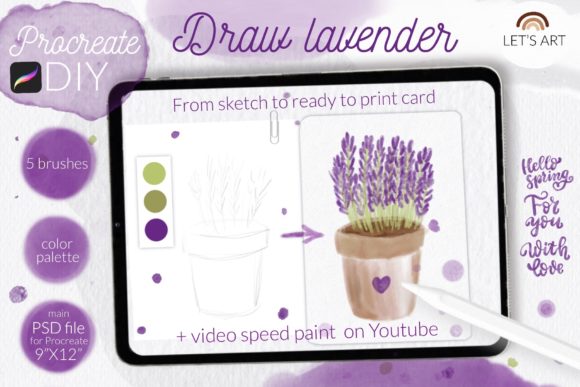 Download Procreate DIY. Watercolor Procreate Kit. - Procreate kit Collection